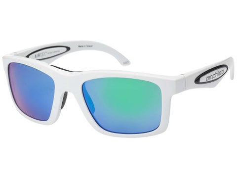 Amphibia Lotus Sunglasses Matte White Blue Storm