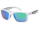 Amphibia Lotus Sunglasses Matte White Blue Storm