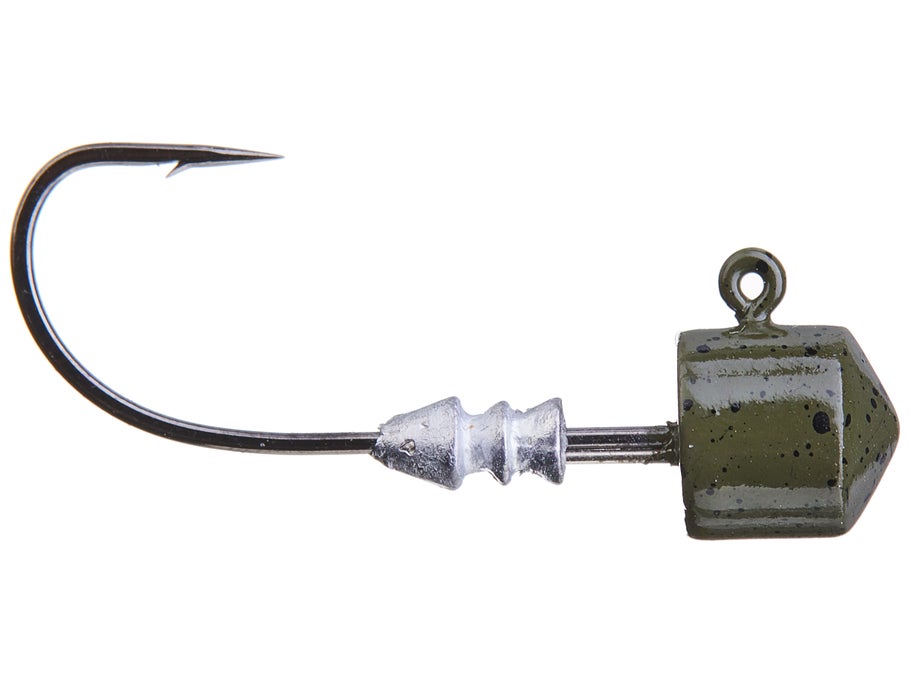 VMC Ned Rig Jig 4pk Green Pumpkin