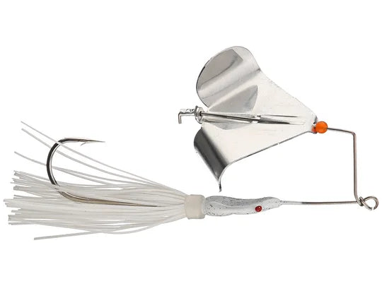 Crock-O-Gator Head Knocker Buzzbaits White White