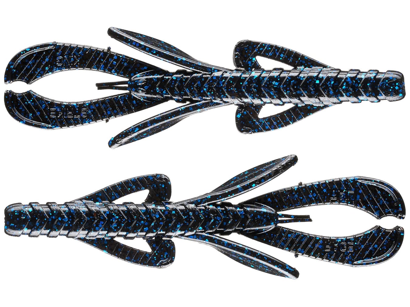 Strike King Rage Hawg Black Blue Flake