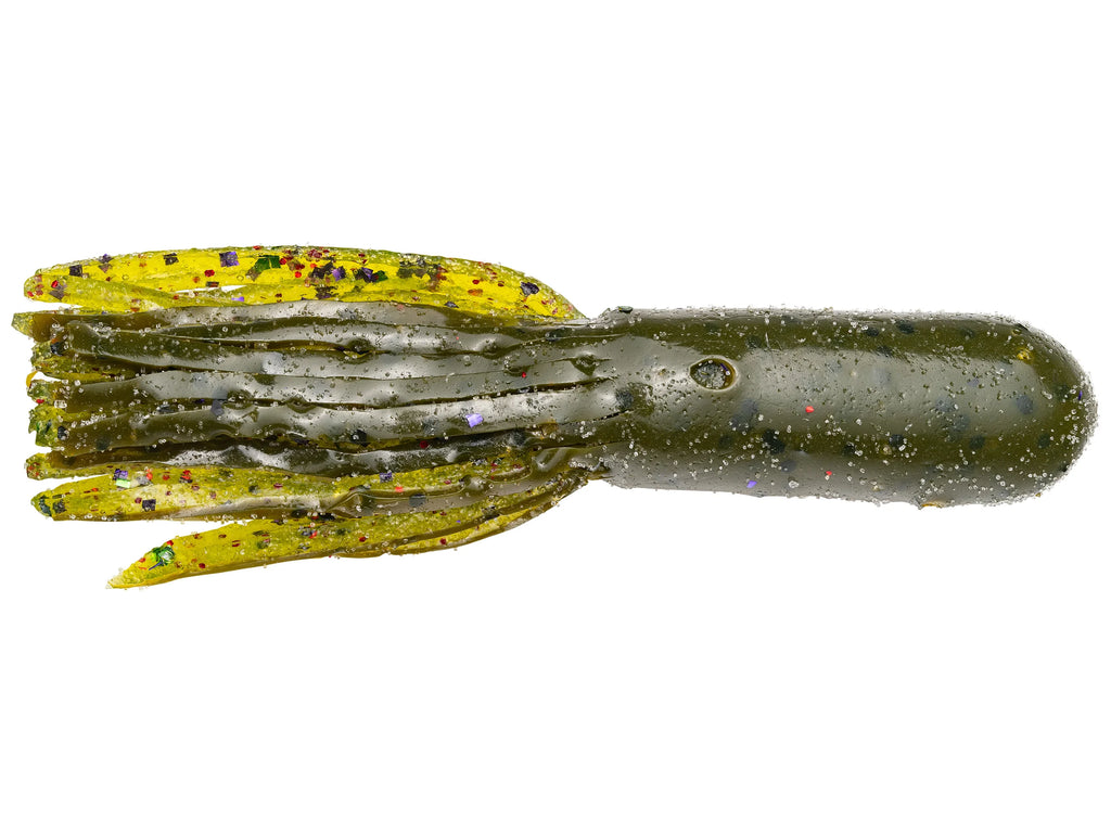 Strike King 2.75" Coffee Fat Tube Watermelon Candy Green Pumpkin