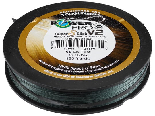 Power Pro Super8Slick V2 Braided Line Moss Green