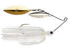 Picasso Titanium HP Double Willow Spinnerbaits White Pearl Nickel Gold