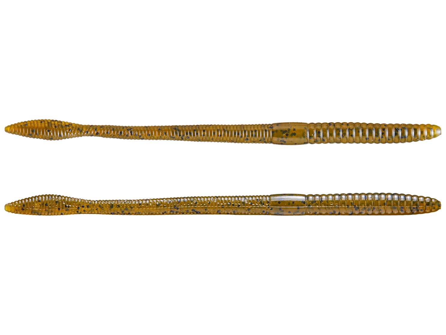 Strike King KVD Fat Baby Finesse Worm Green Pumpkin