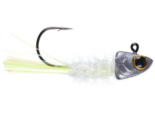 6th Sense Spangle Tinsel Jigs Shad Treuse 1