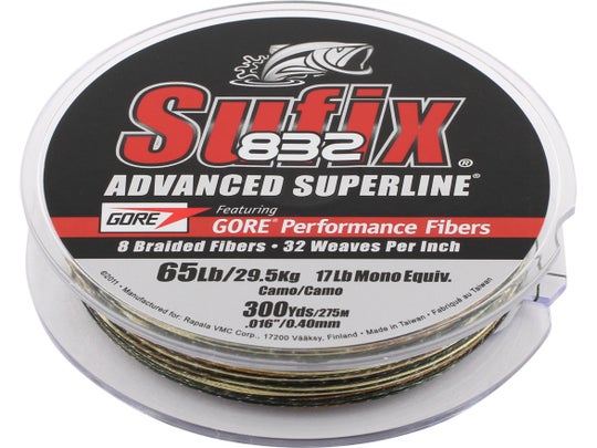 Sufix 832 Advanced Superline Braid 150 Yards Camo