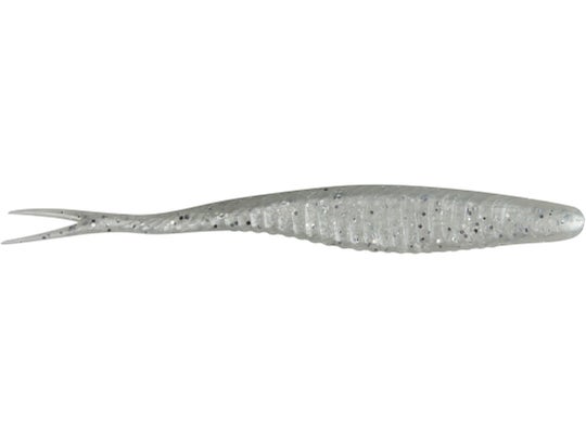 Damiki Armor Shad 7" White Silver Flake