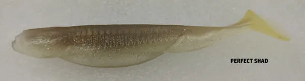 Double Z Lures Baby Swayback Swimmer 3.25"(D) Perfect Shad