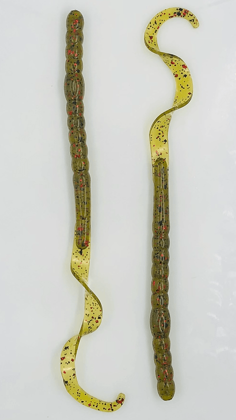 Cross Bait 10.5" Worm Watermelon Red