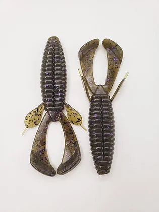 Cross Bait Big Foot Green Pumpkin Purple