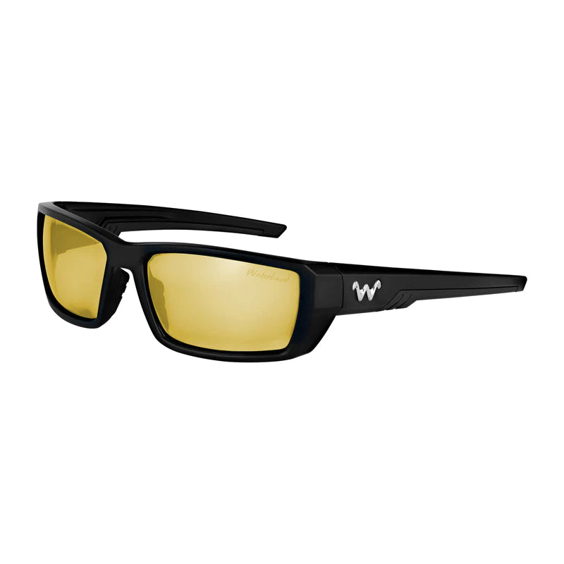 Waterland Fishing Sunglasses Ashor Black - Golden Light