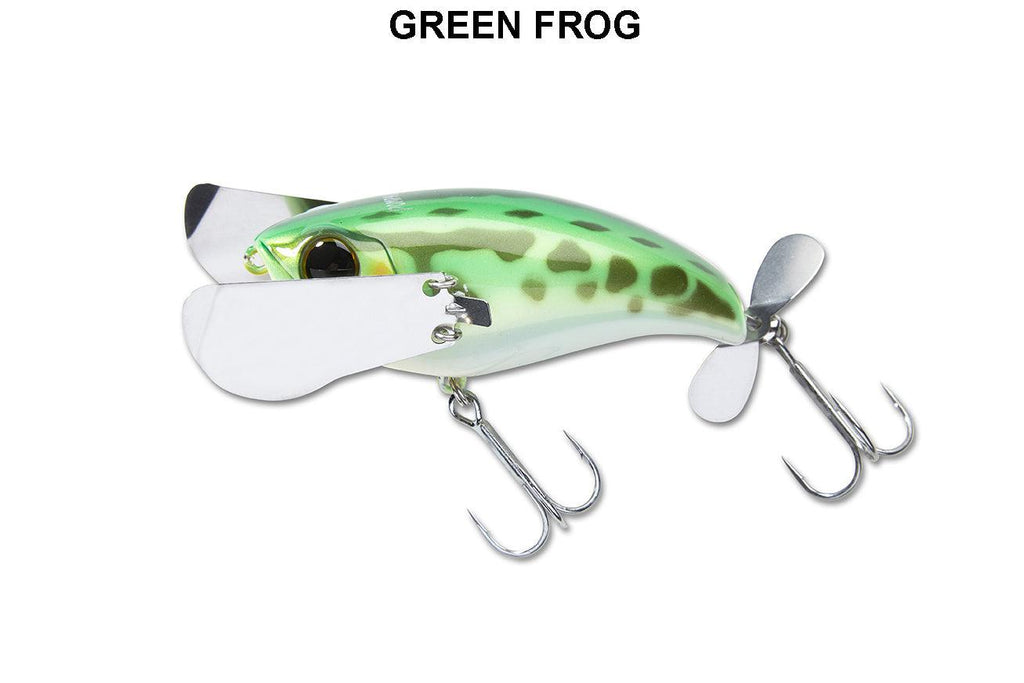 Jackall Pompadour Jr. Walking Bait Green Frog