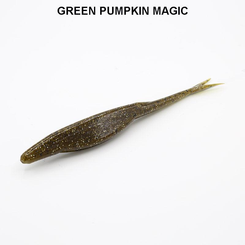 Zoom Magnum Super Fluke Green Pumpkin Magic 284**