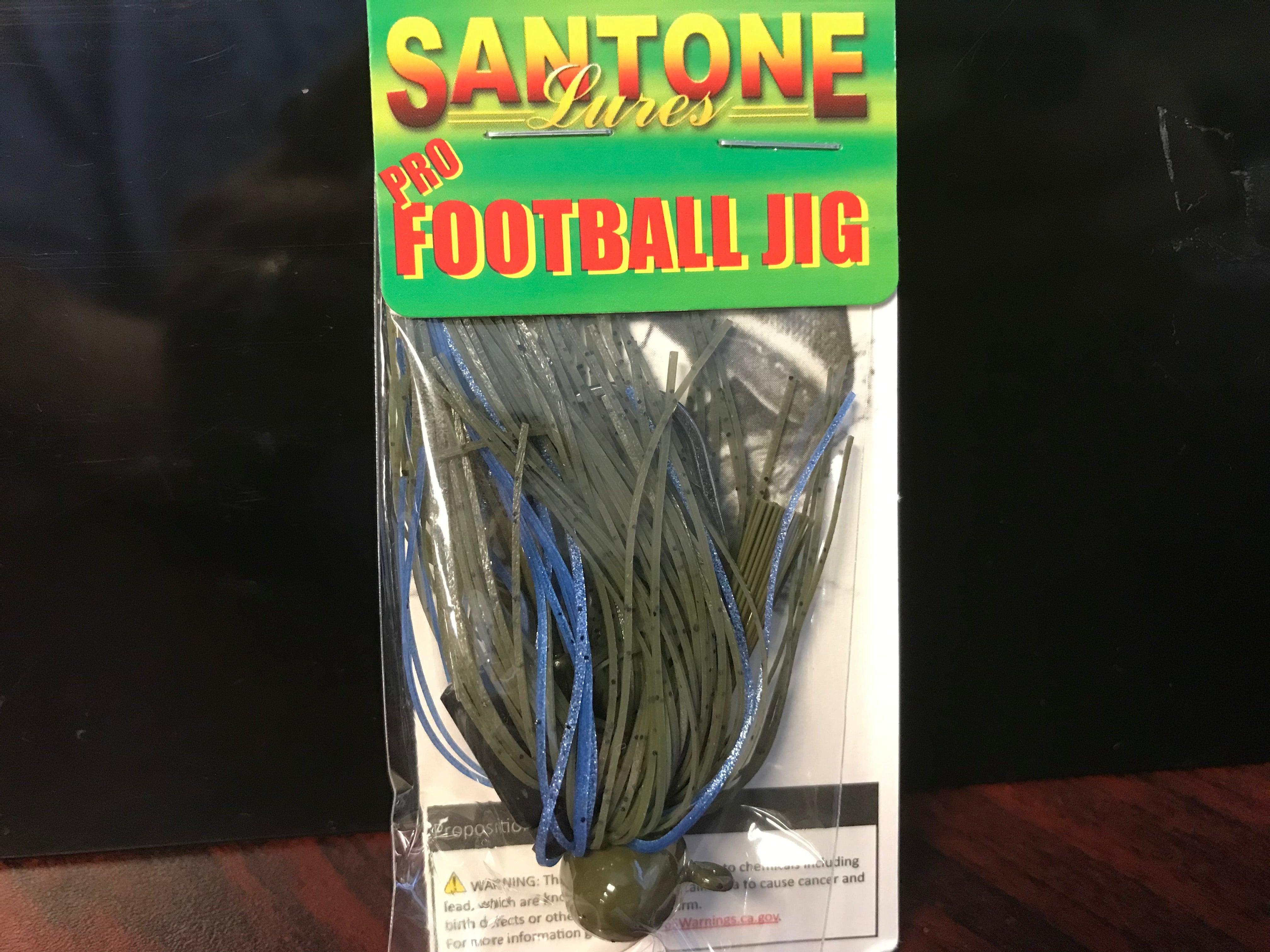 Santone Pro Series Football Jig Bluegrass 1oz