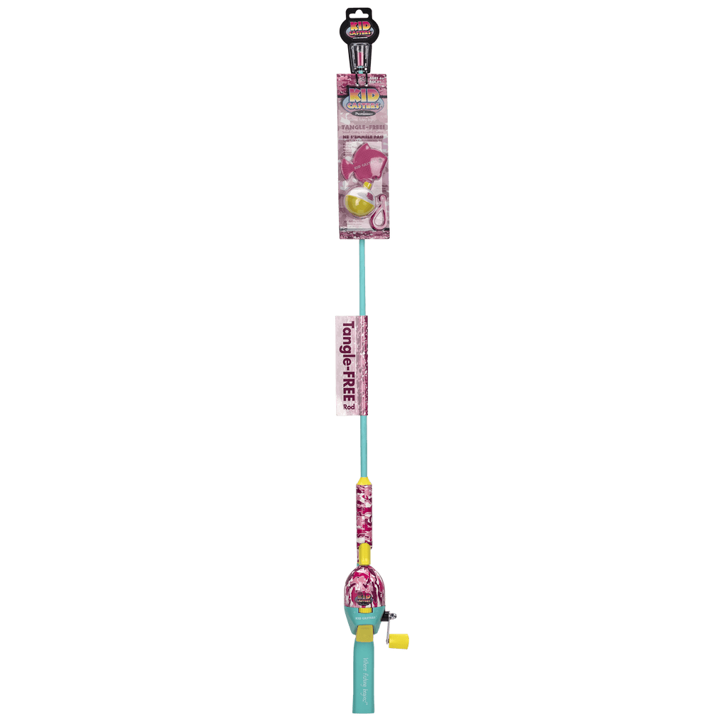 Kids Pink Camo Tangle-Free Combo