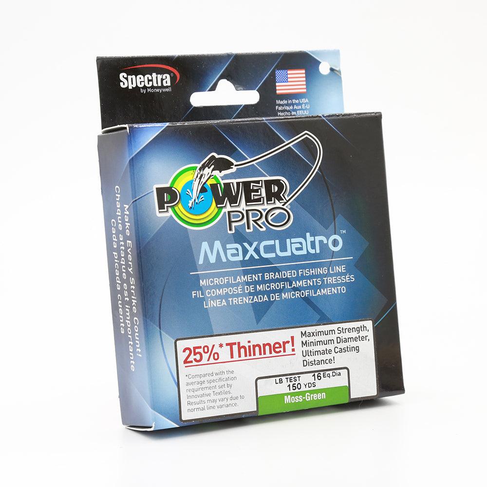 Power Pro Maxcuatro Spectra Braided Line Moss Green 150