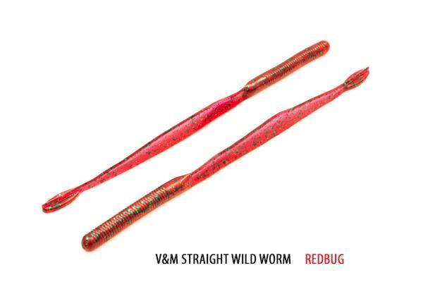 V&M Straight Wild Worm Redbug