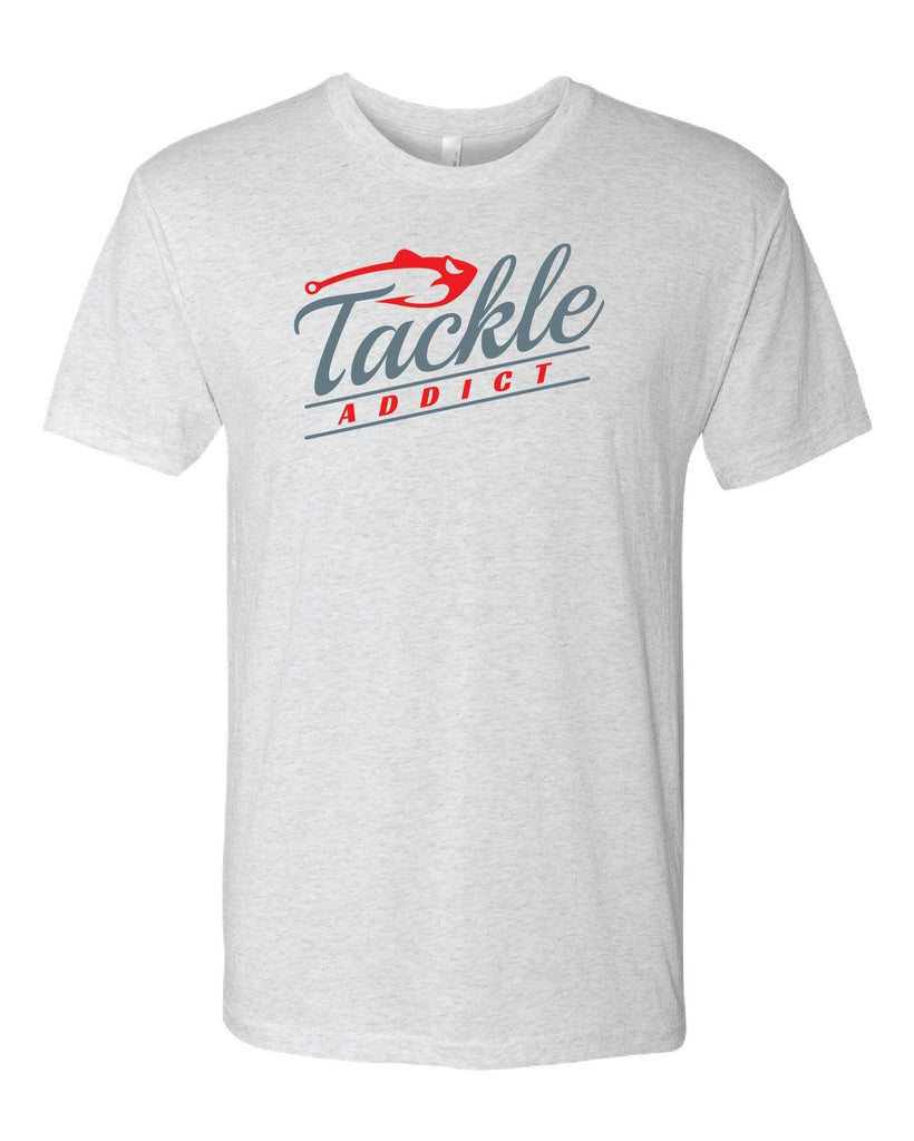 Tackle Addict "Script" T-Shirt Heather White