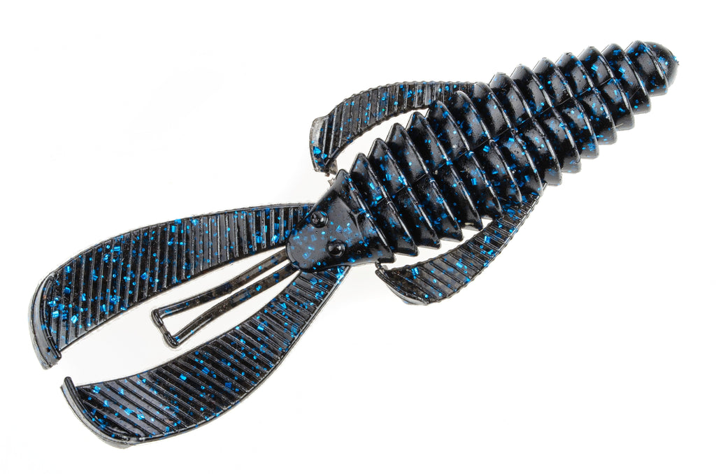 Strike King Rage Magnum Bug 4.5" Black Blue Flake