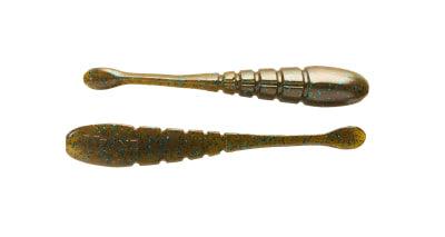 X Zone Lures Pro Series Slammer Green Pumpkin Blue Flake