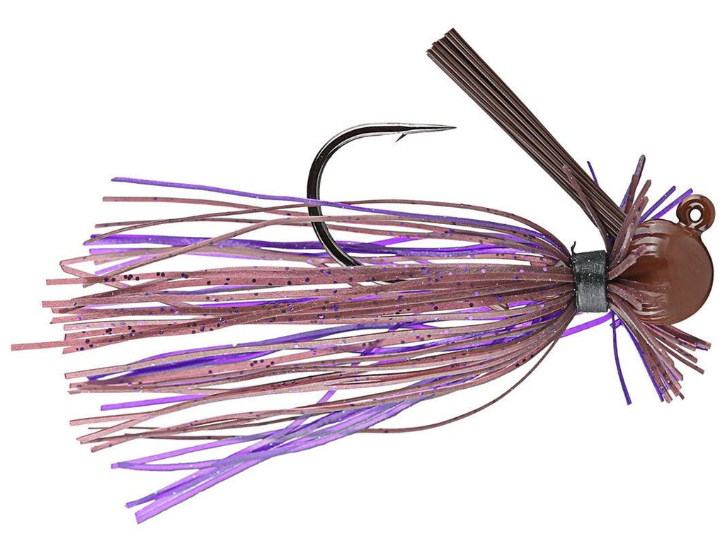 Buckeye Lures G-Man Ballin' Out Jig Cinnamon Purple 1 4oz