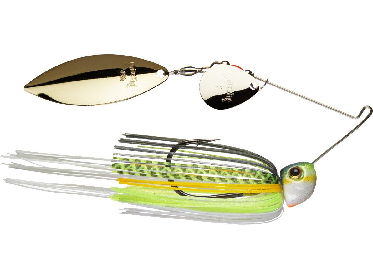 Strike King Hack Attack Heavy Cover Spinnerbait (D) Chartreuse Sexy Shad 1 2 oz