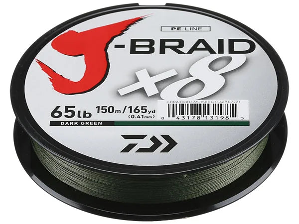 Daiwa J-Braid X8 Braided Line