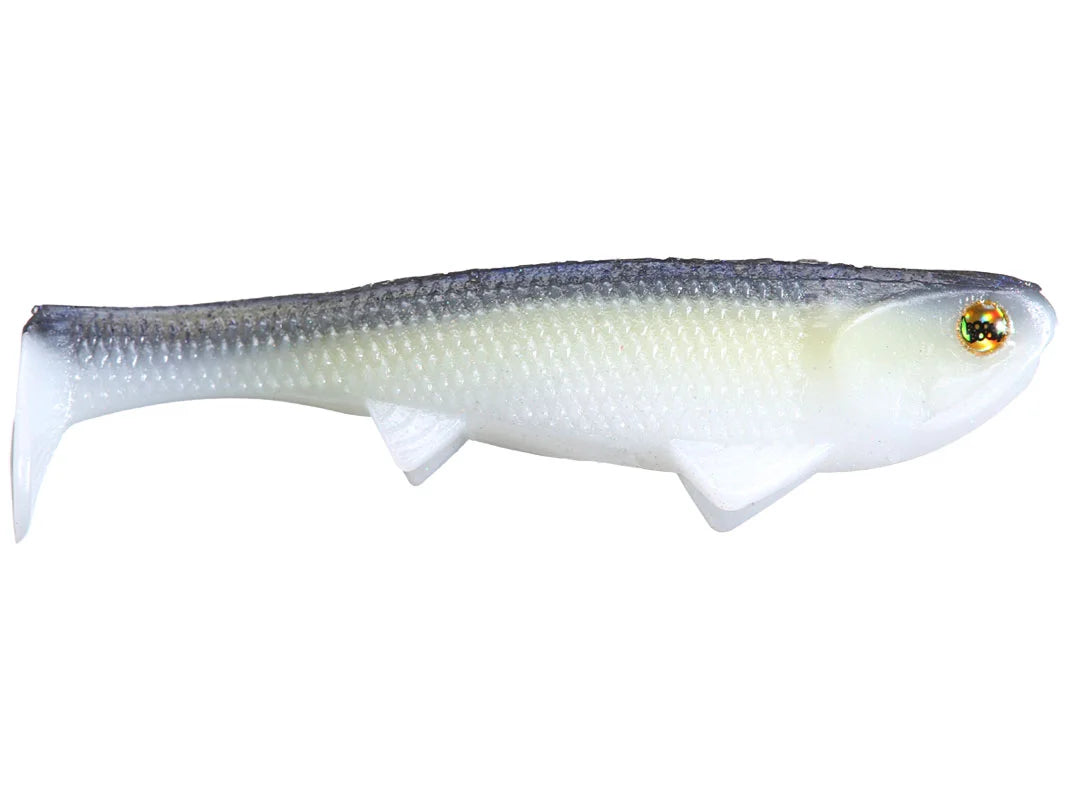 Optimum Baits Baby Boom Weedless Swimbait 4.5" Sexy Shad #555