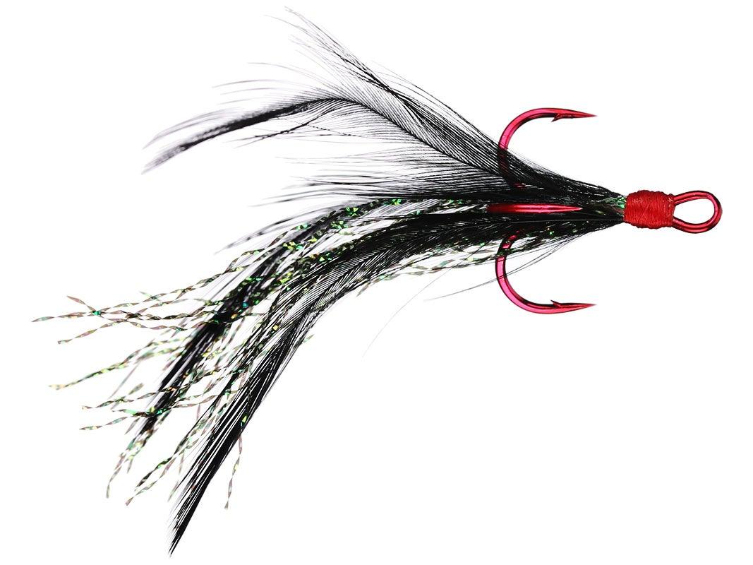 Owner Tournament Trailer Feathered Trebles Black- Red Hook 4